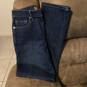 Gloria Vanderbilt 6PS blue straight leg jeans